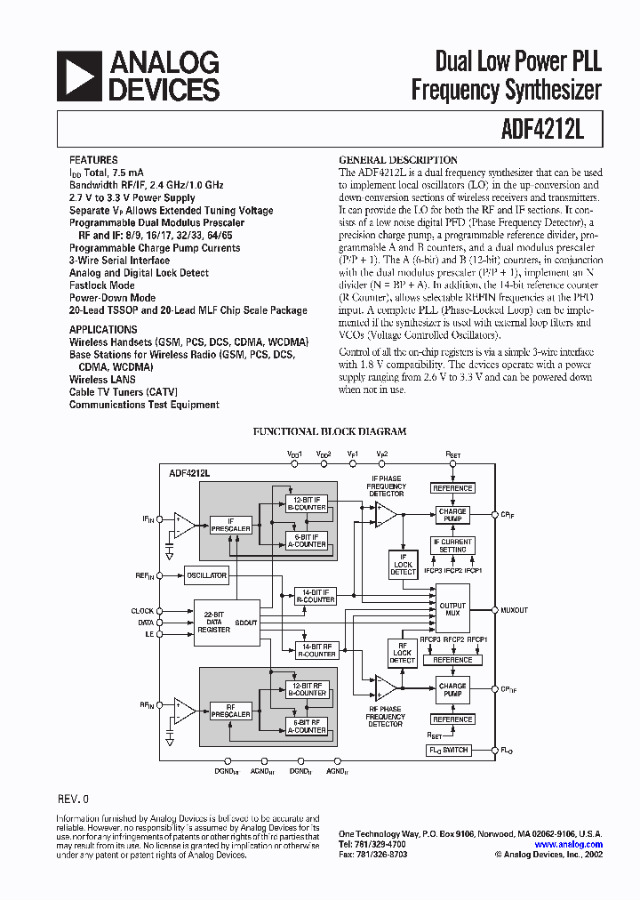 ADF4212LBRU_1207169.PDF Datasheet