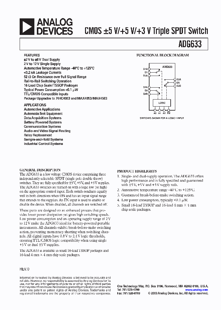 ADG633YRU_1207238.PDF Datasheet