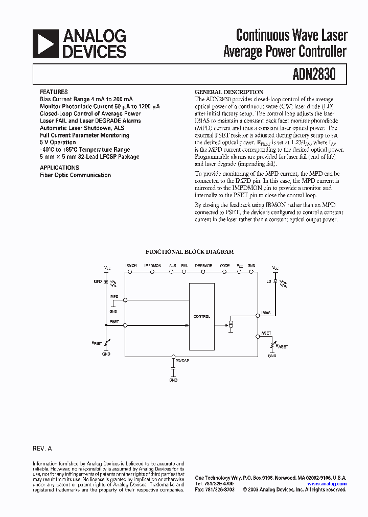 ADN2830ACP32-REEL7_1207444.PDF Datasheet