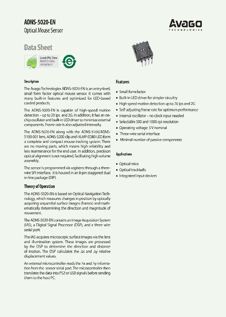 ADNS-5020-EN_1174045.PDF Datasheet