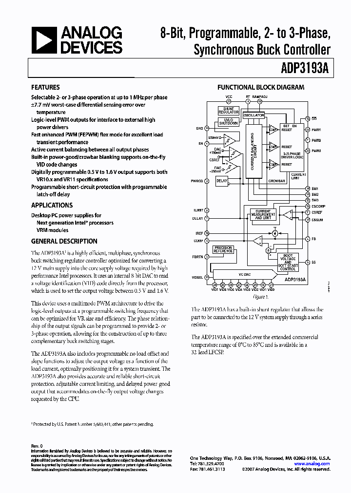 ADP3193AJCPZ-RL_881143.PDF Datasheet
