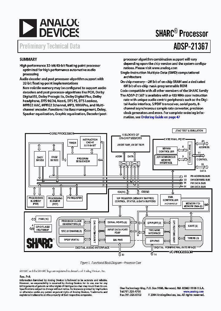 ADSP-21367SKSZ-ENG_1207804.PDF Datasheet
