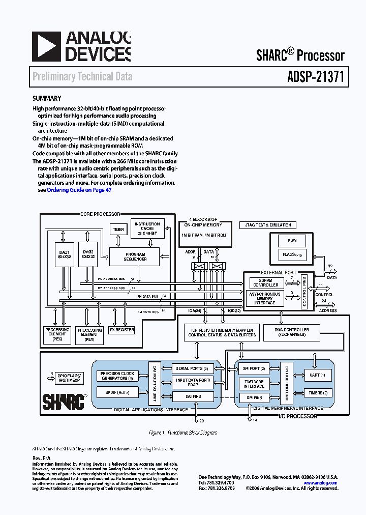 ADSP-21371_1108820.PDF Datasheet
