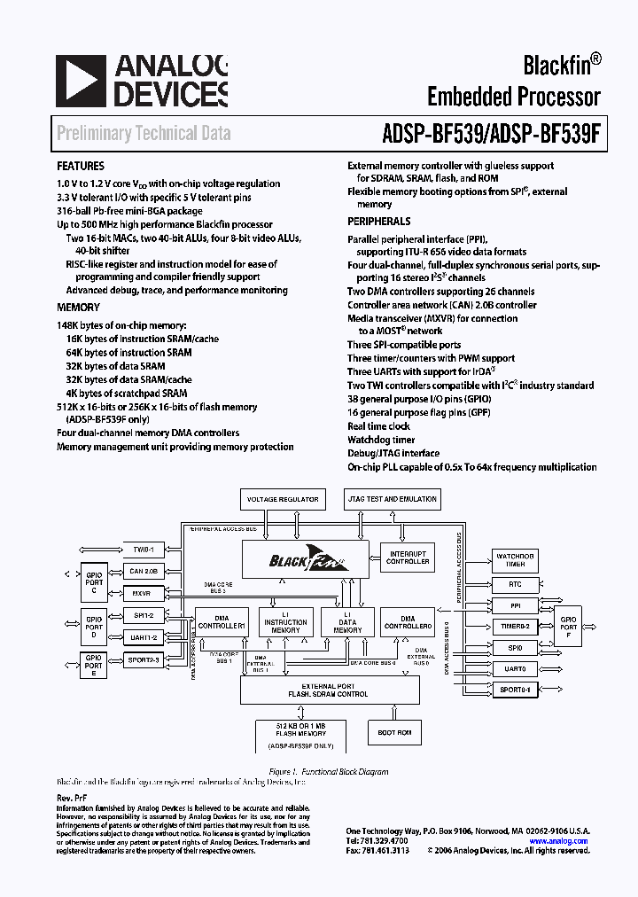 ADSP-BF539WYBCZ4F8_1207847.PDF Datasheet