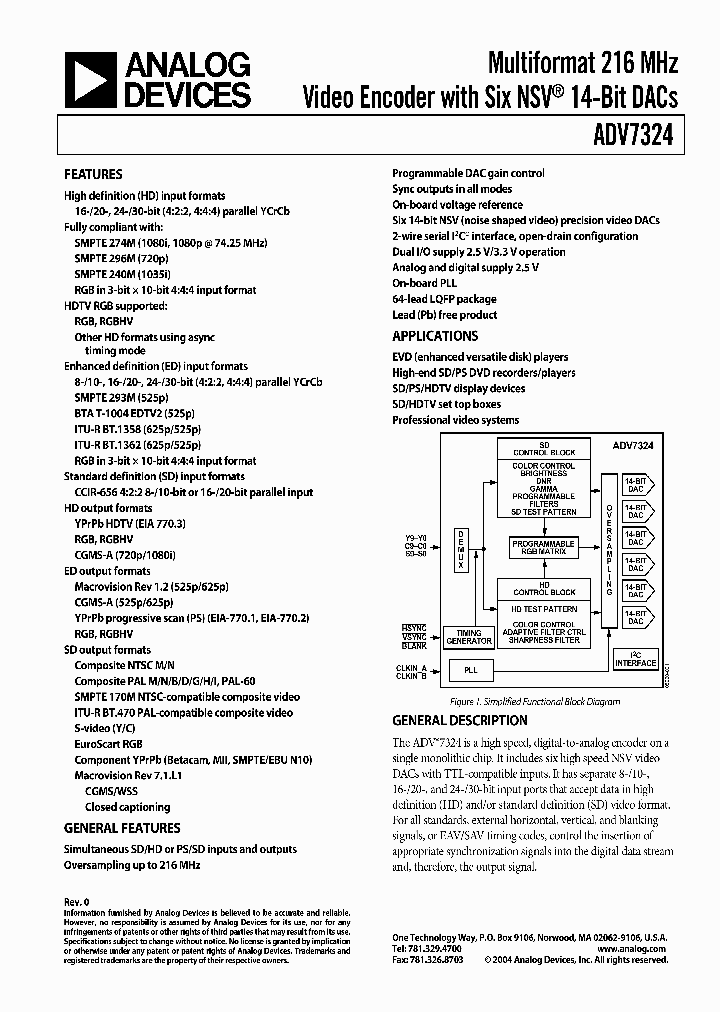 ADV7324KSTZ_1207961.PDF Datasheet