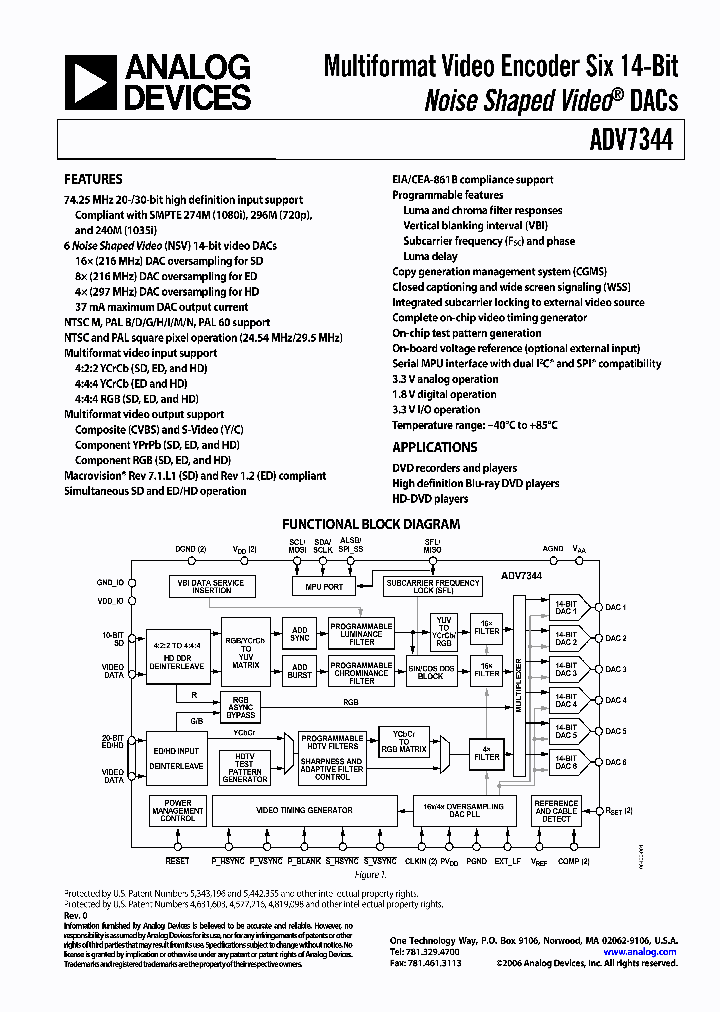 ADV7344BSTZ_1207964.PDF Datasheet