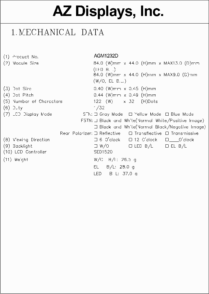 AGM1232D_1208179.PDF Datasheet