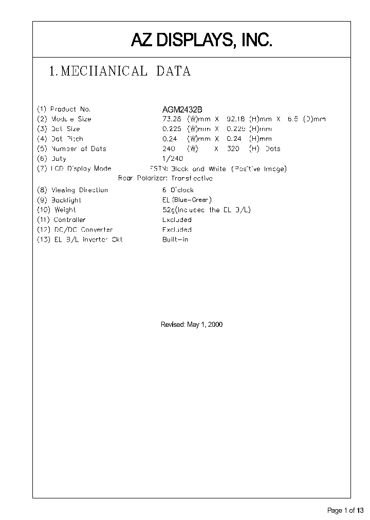AGM2432B_1118299.PDF Datasheet