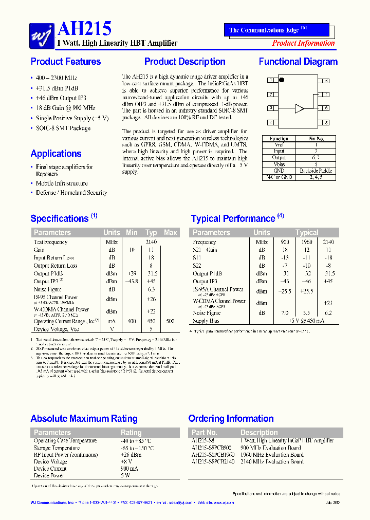 AH215-S8_1095927.PDF Datasheet