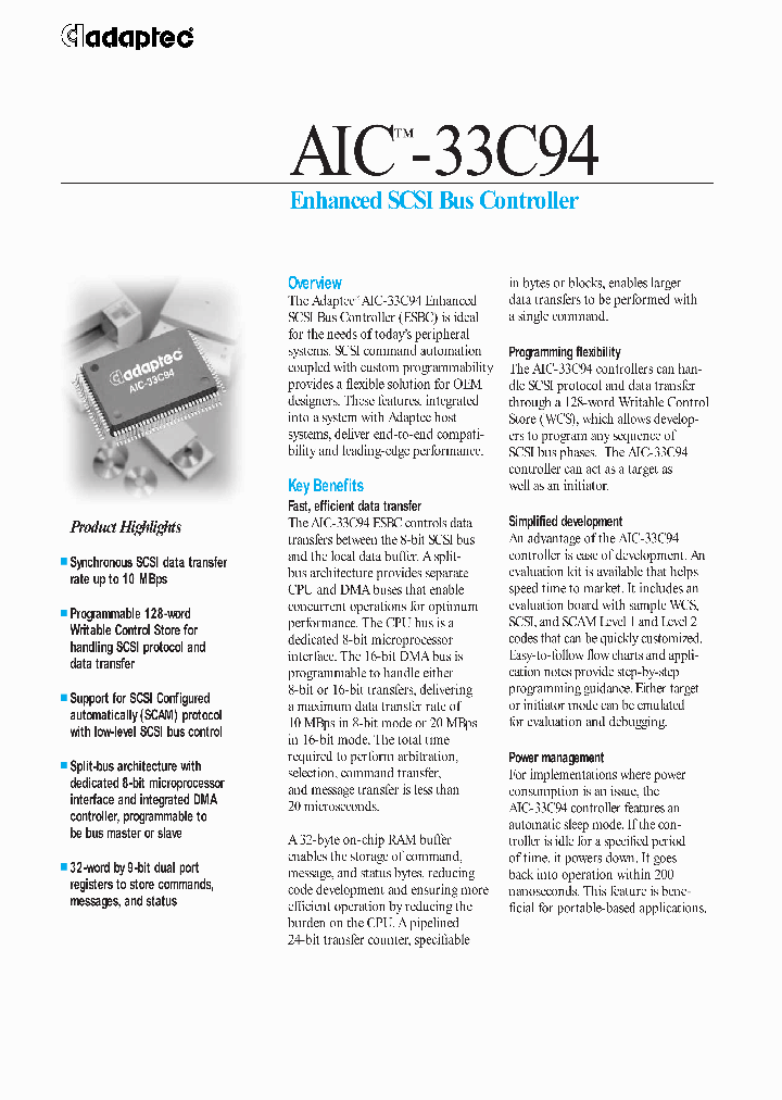AIC-33C94_842199.PDF Datasheet