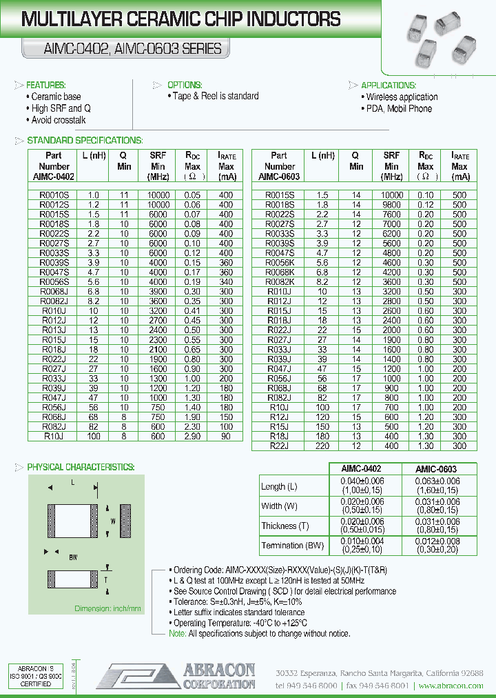 AIMC-0603_1208446.PDF Datasheet