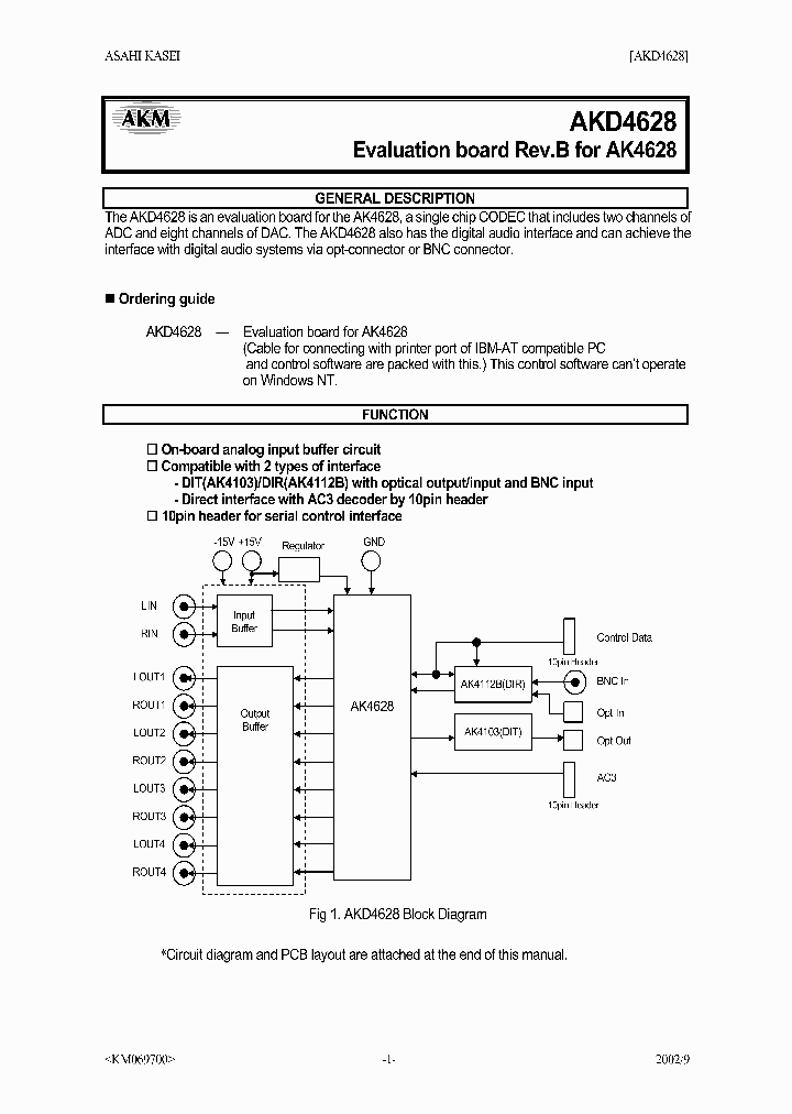 AKD4628_1208659.PDF Datasheet