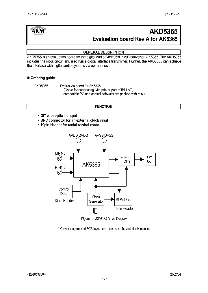 AKD5365_1208688.PDF Datasheet
