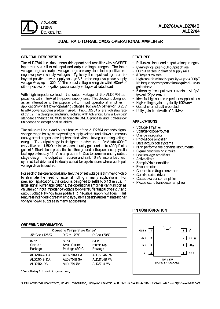 ALD2704B_1208759.PDF Datasheet