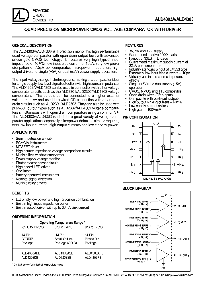 ALD4303SB_1208769.PDF Datasheet