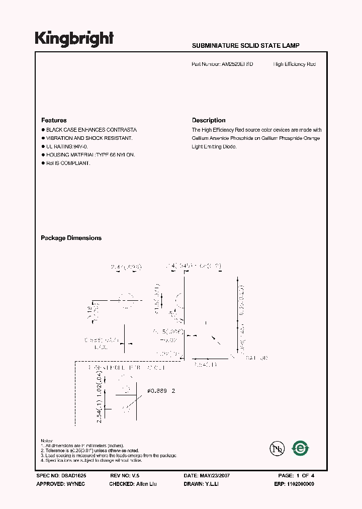 AM2520EHID_1208928.PDF Datasheet