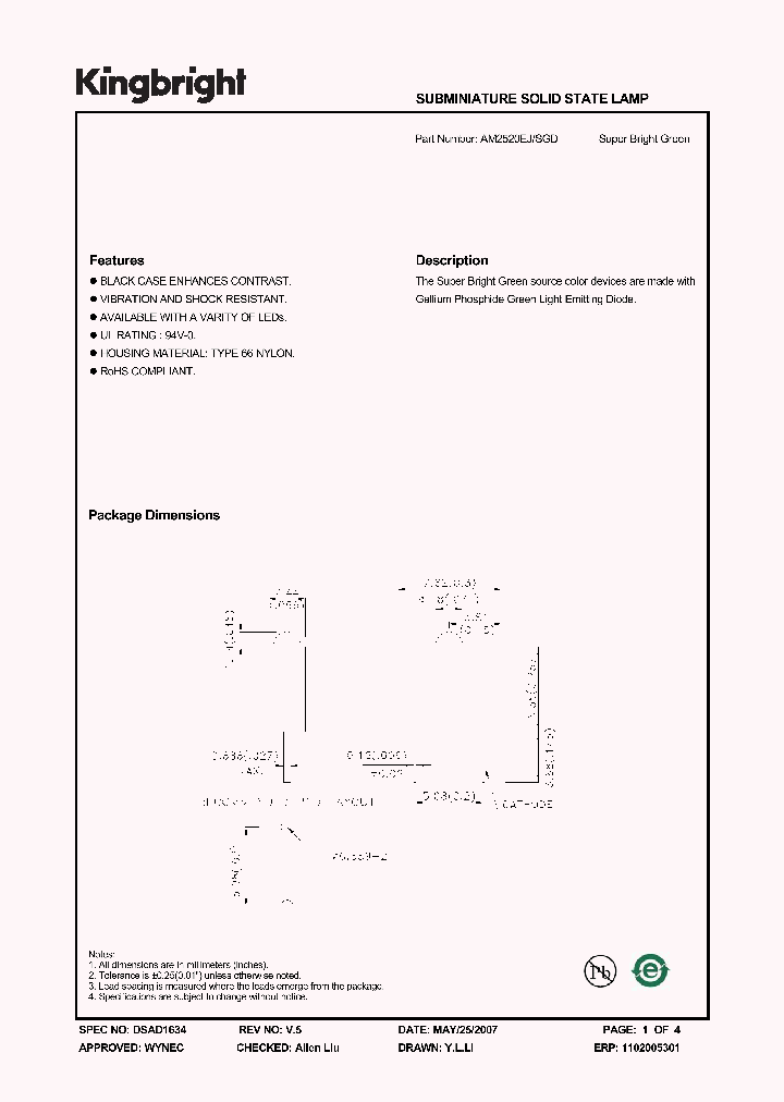 AM2520EJSGD_1208936.PDF Datasheet