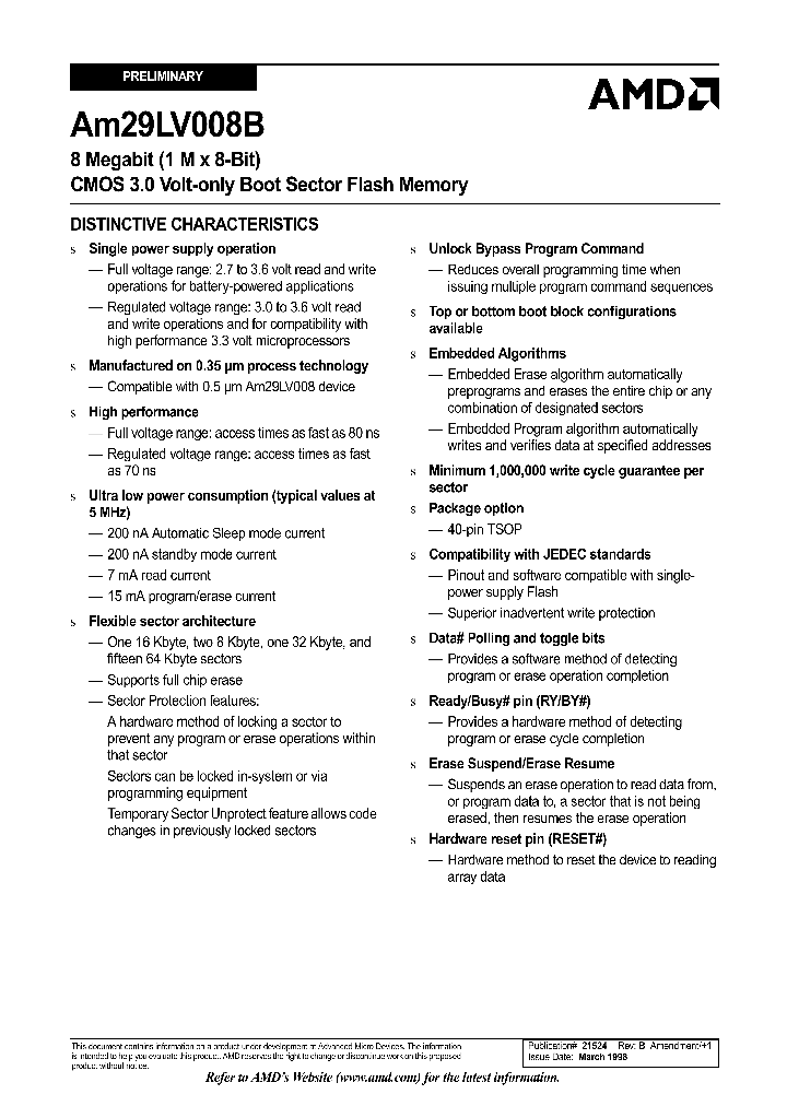 AM29LV008BT-90FI_1209168.PDF Datasheet