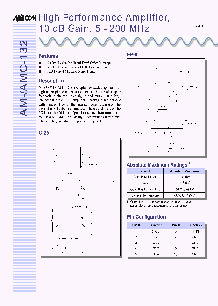 AMC-132SMA_1209427.PDF Datasheet