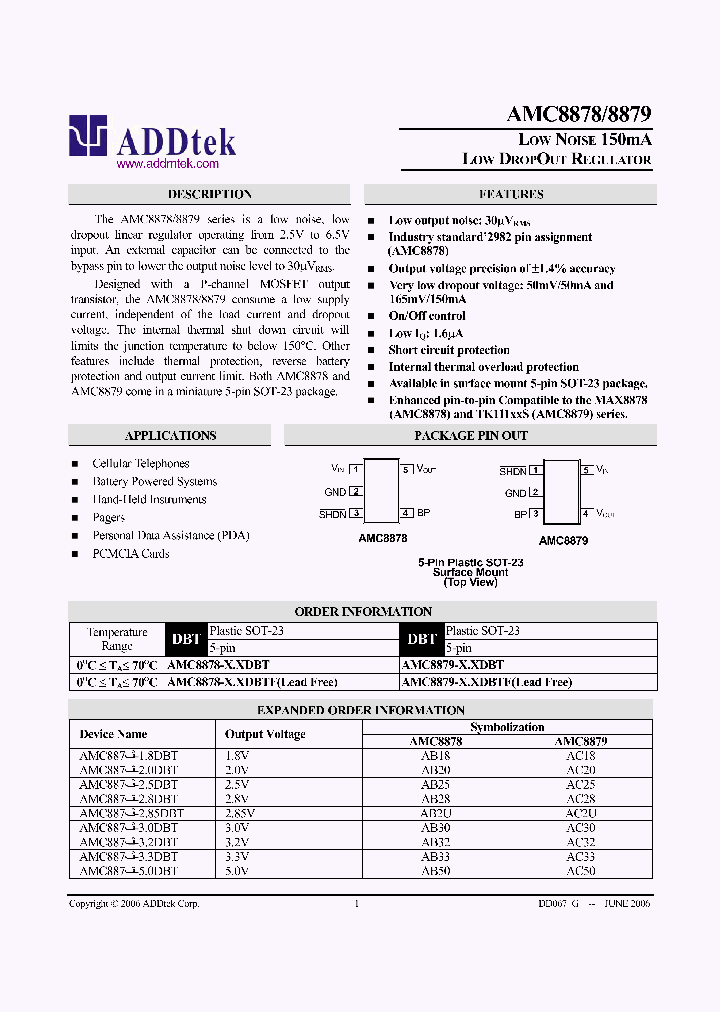AMC8878-XXDBT_1168581.PDF Datasheet