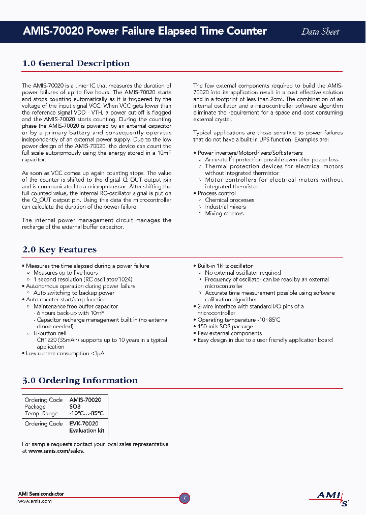 AMIS-70020_1209570.PDF Datasheet