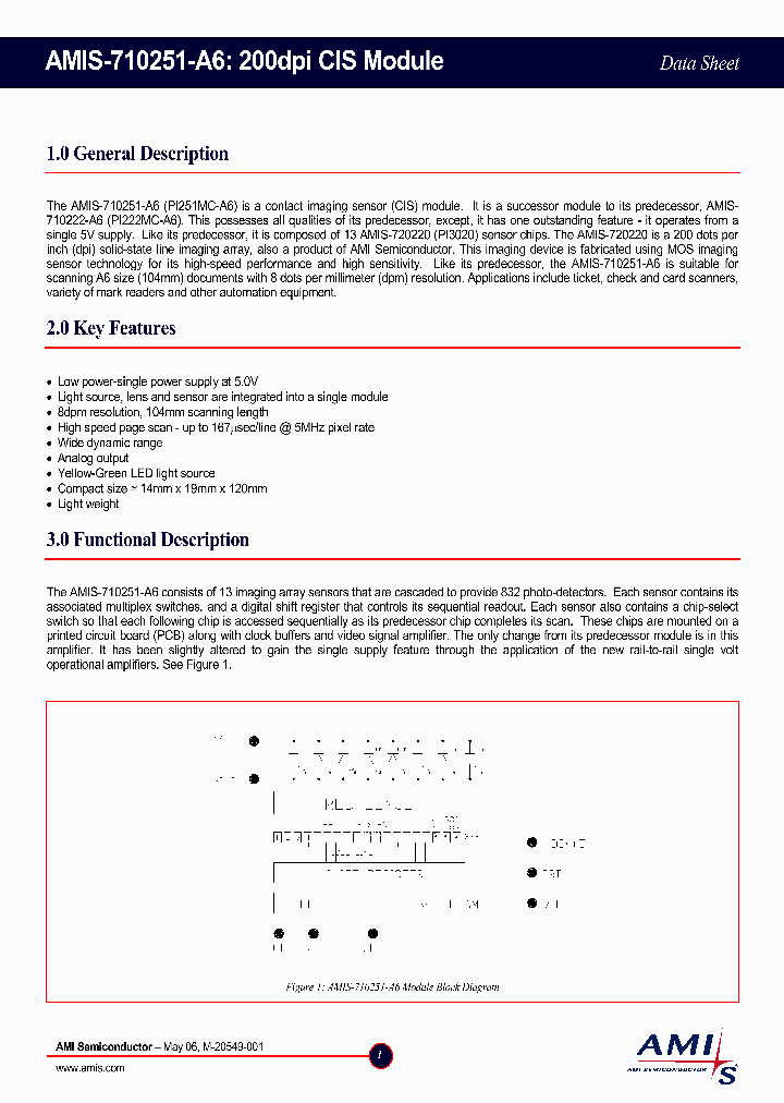 AMIS-710251_1209587.PDF Datasheet