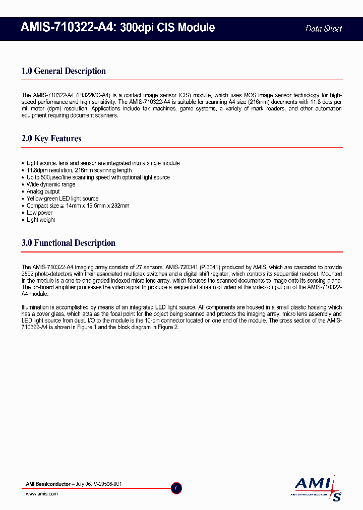 AMIS-710322_1209594.PDF Datasheet