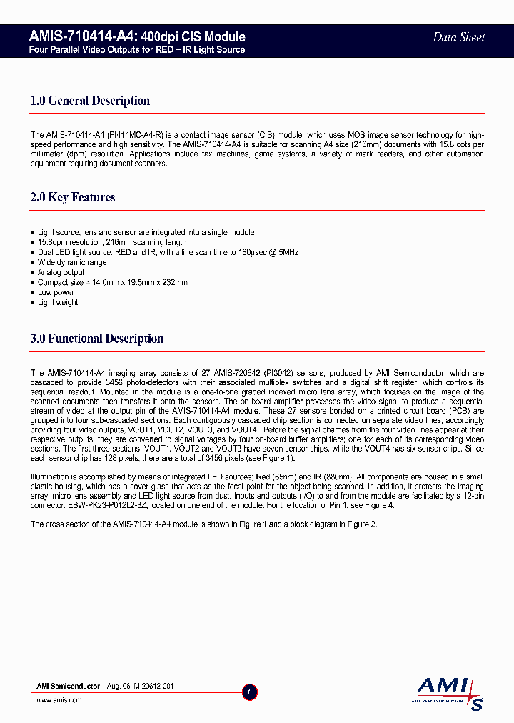 AMIS-710414-A4_1209604.PDF Datasheet