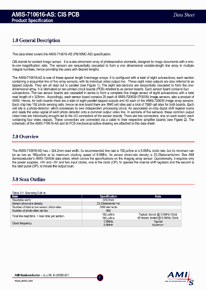 AMIS-710616-AS_1209606.PDF Datasheet
