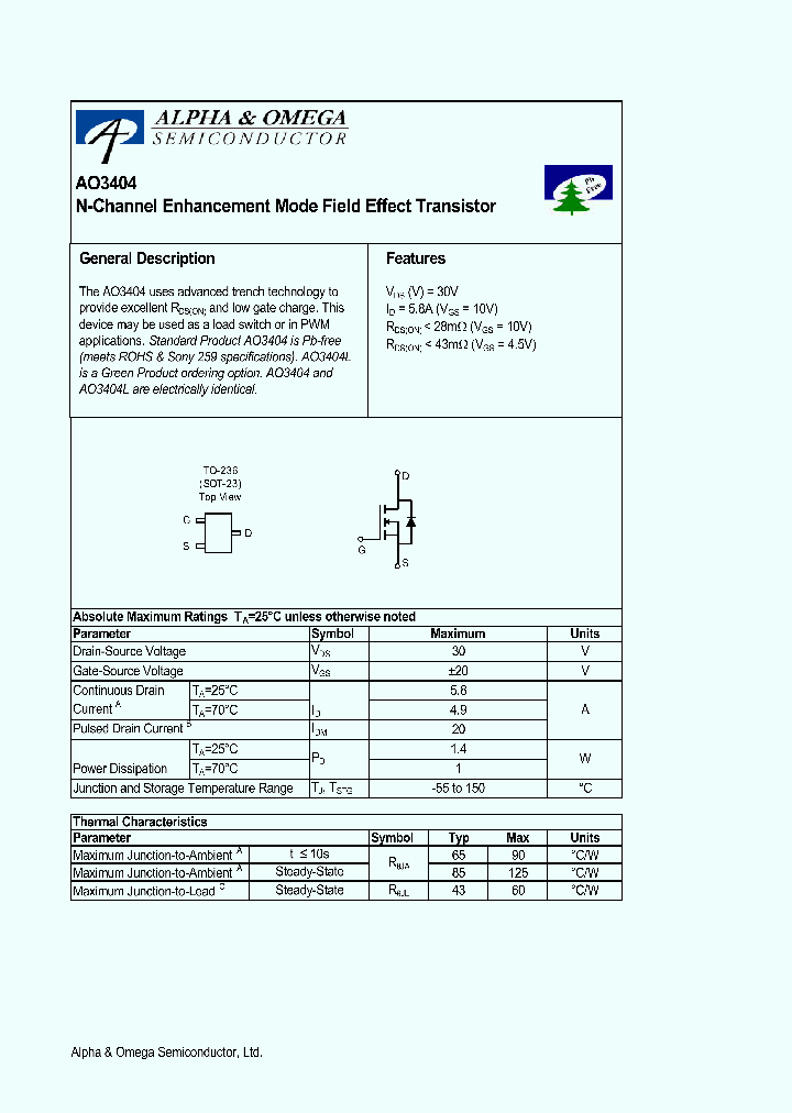 AO3404_1147056.PDF Datasheet