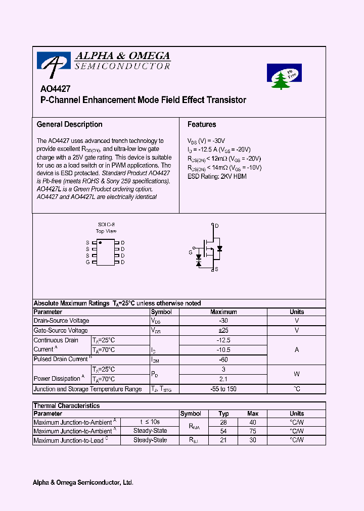 AO4427_1189303.PDF Datasheet