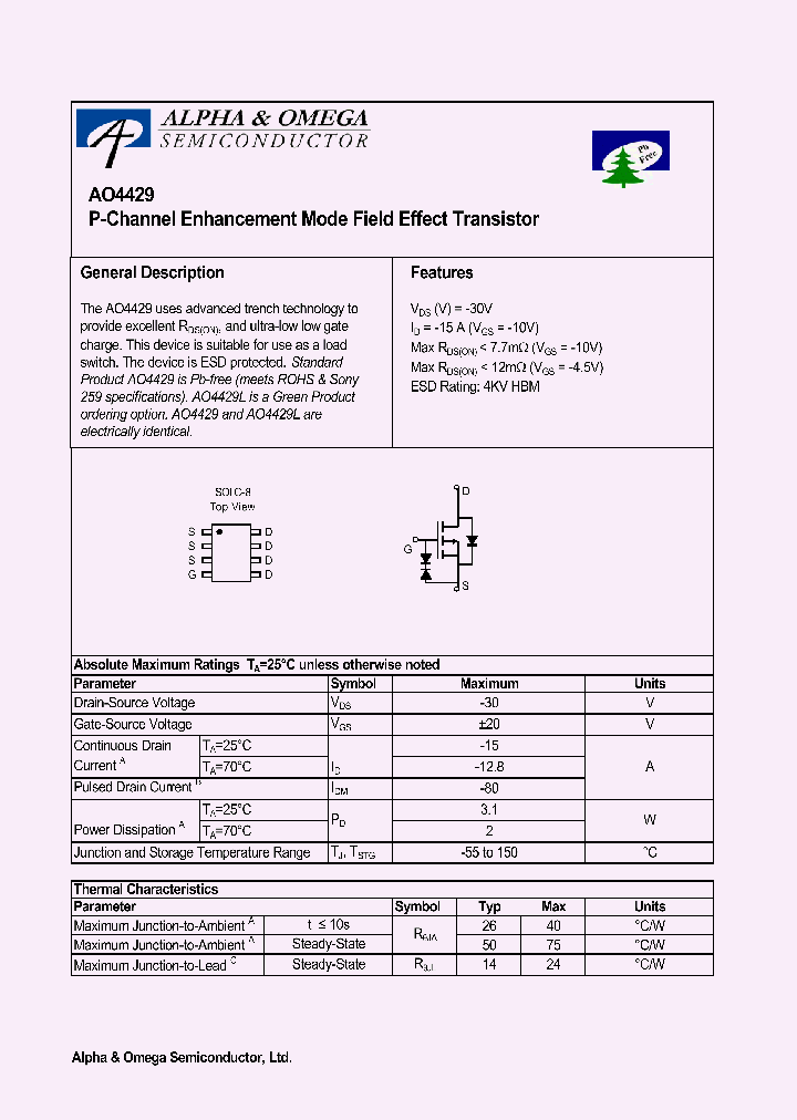 AO4429_1189305.PDF Datasheet