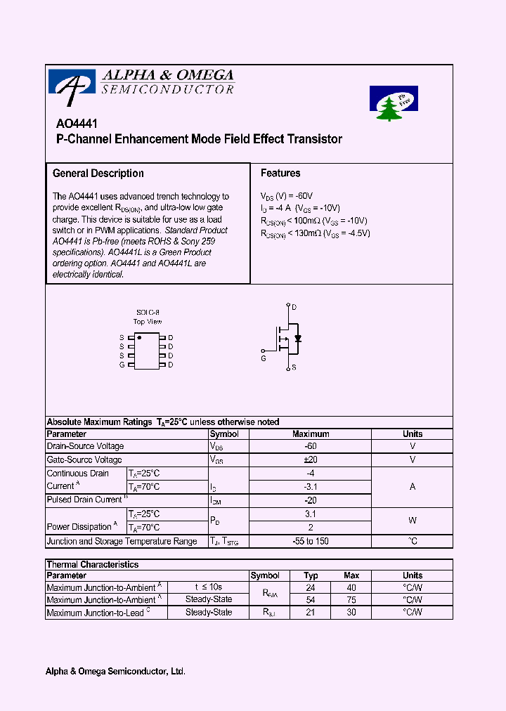 AO4441L_952966.PDF Datasheet