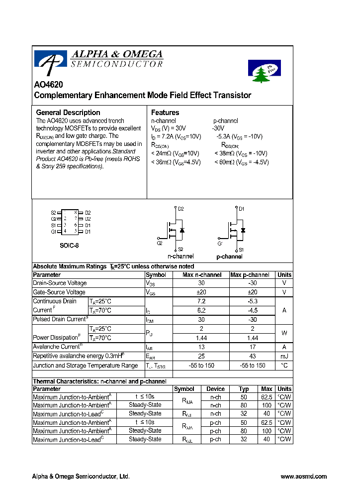 AO4620_1168311.PDF Datasheet