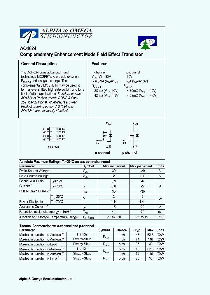 AO4624_1168313.PDF Datasheet