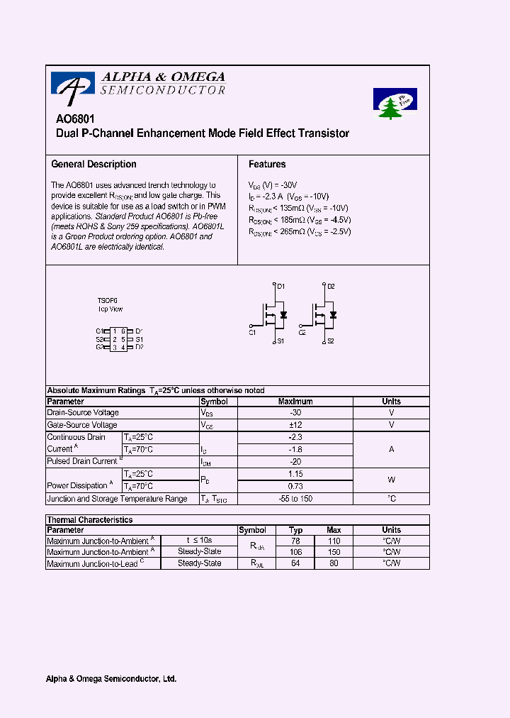 AO6801L_1210226.PDF Datasheet