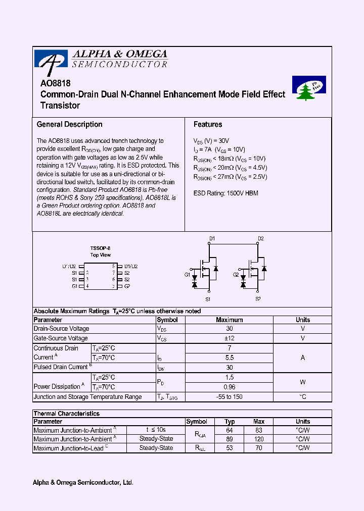 AO8818_1161679.PDF Datasheet
