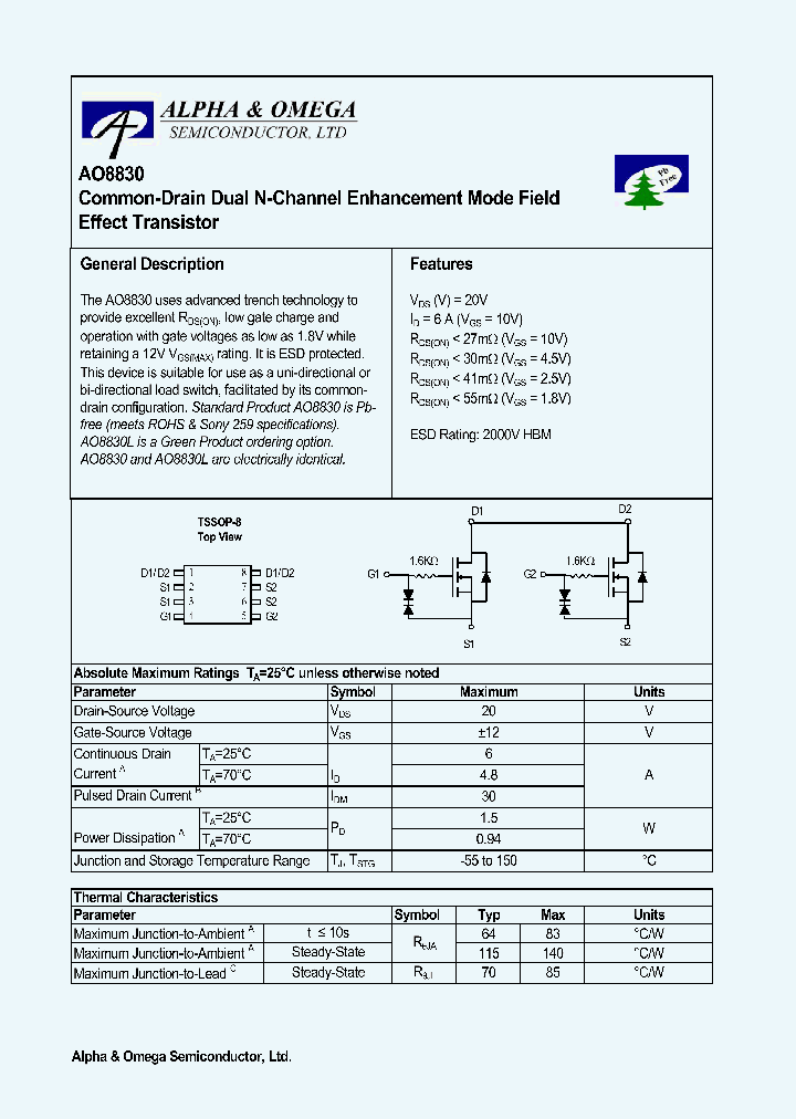 AO8830_1153538.PDF Datasheet