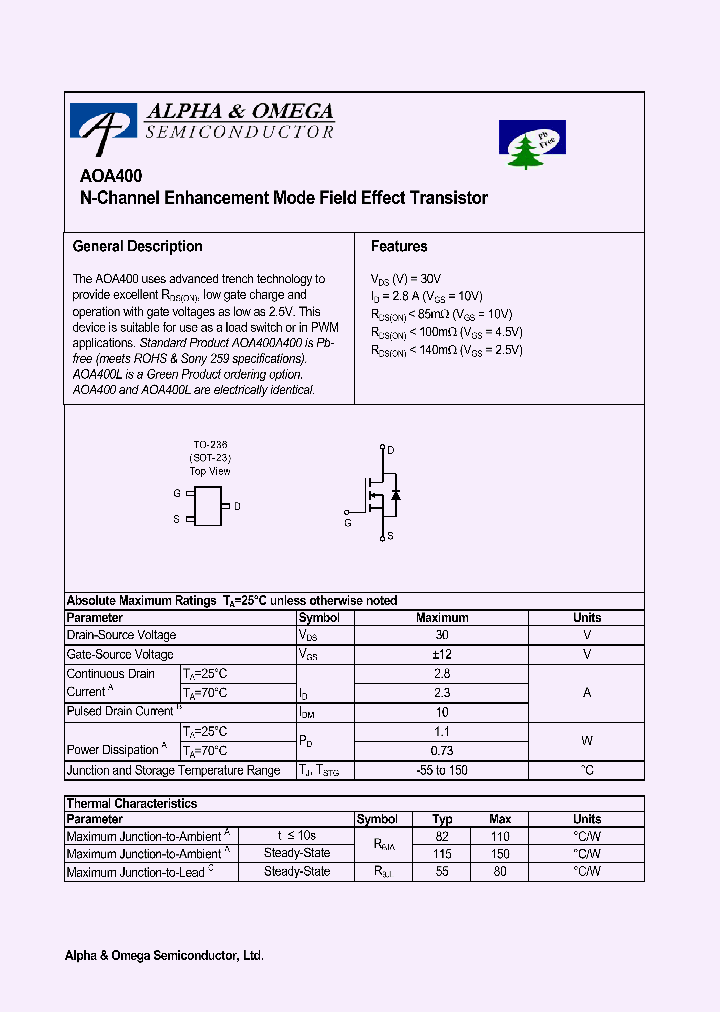 AOA400L_1210239.PDF Datasheet