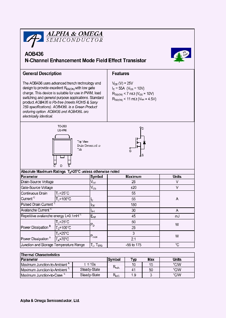 AOB436L_1210251.PDF Datasheet