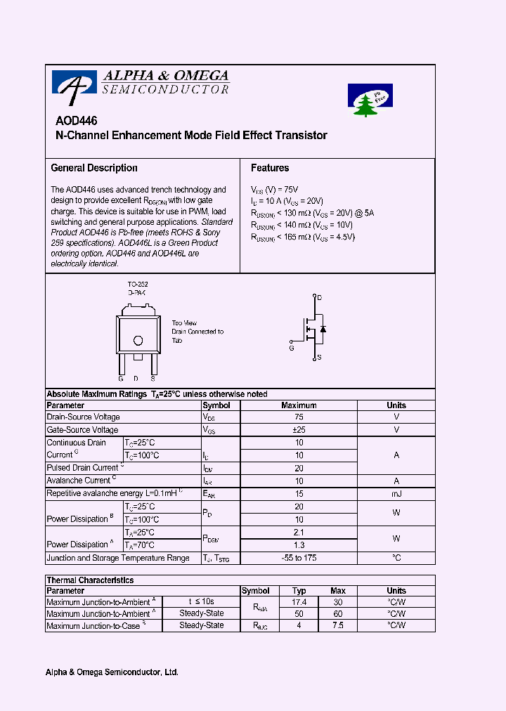 AOD446L_1210260.PDF Datasheet