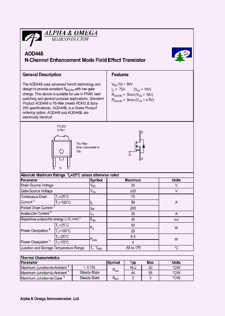 AOD448L_1210261.PDF Datasheet