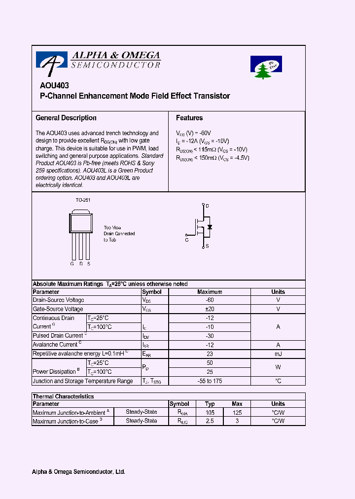 AOU403L_1210306.PDF Datasheet