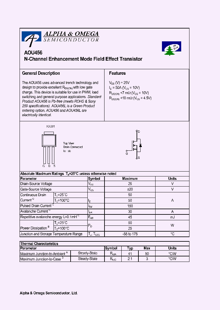 AOU456L_1210315.PDF Datasheet