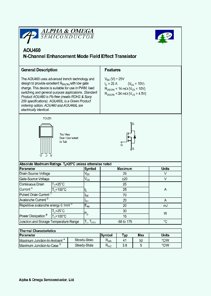 AOU460L_1210316.PDF Datasheet