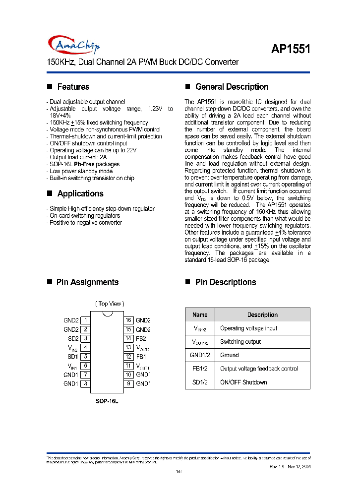 AP1551_1210397.PDF Datasheet