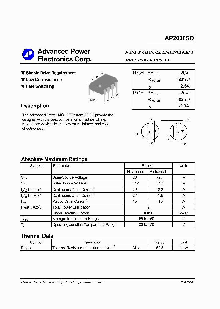 AP2030SD_1210469.PDF Datasheet