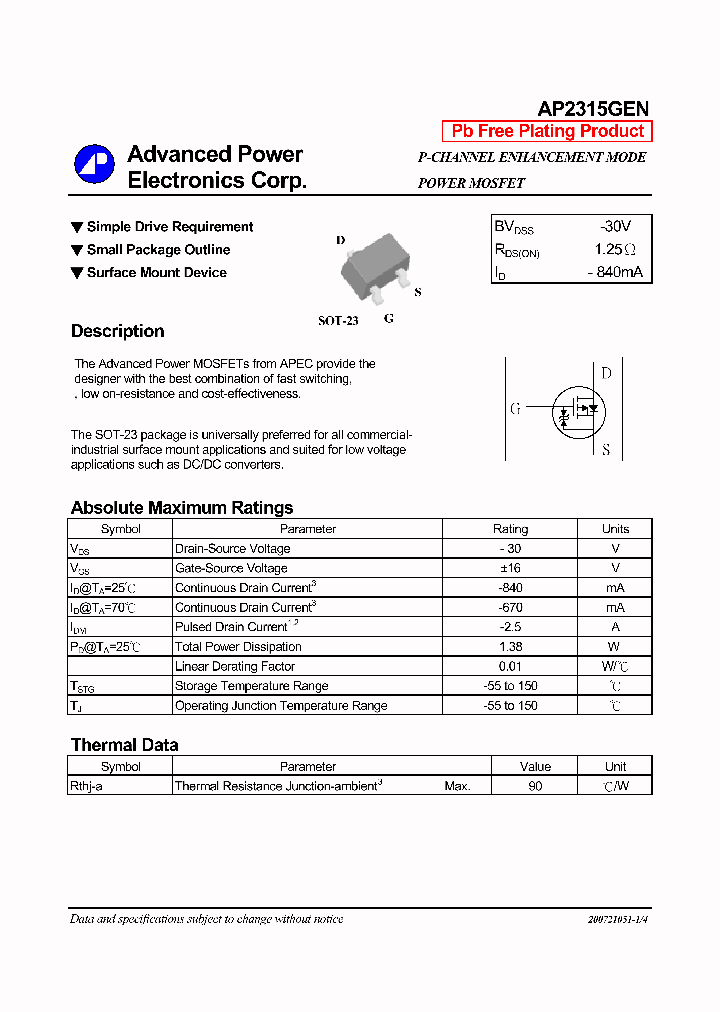 AP2315GEN_1115131.PDF Datasheet