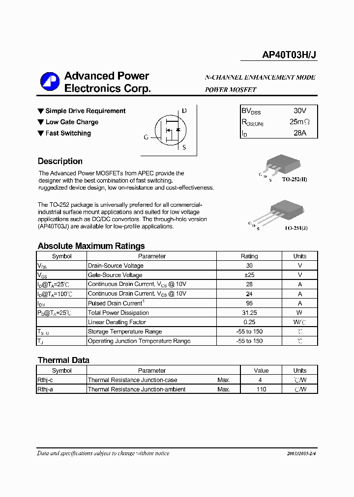 AP40T03H_1168547.PDF Datasheet