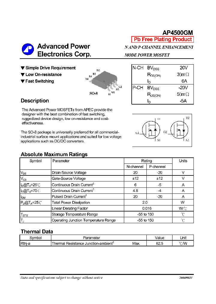 AP4500GM_1098551.PDF Datasheet